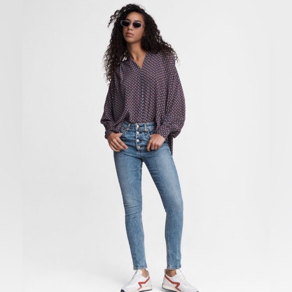 rag & bone | Nina High-Rise Skinny - Farrow